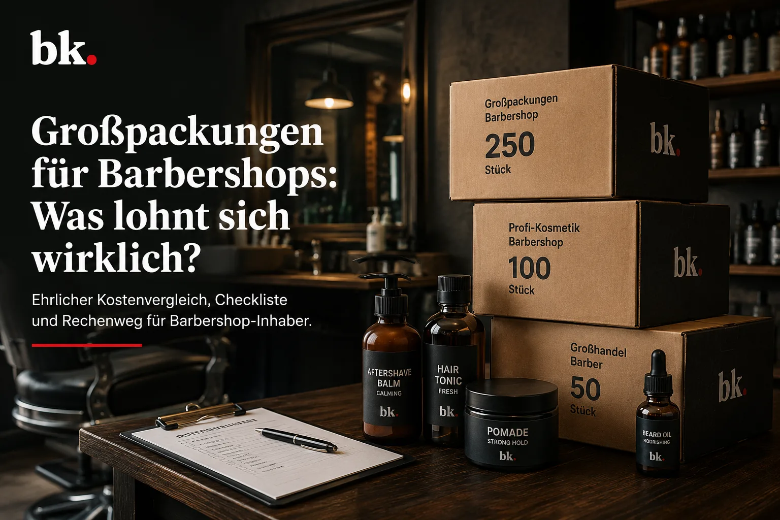 Großpackungen für Barbershops: Was lohnt sich wirklich?