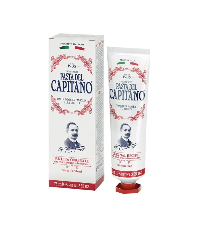 0371F02 Pasta Del Capitano 1905 Zahnpasta Original Rezept 75 ml.