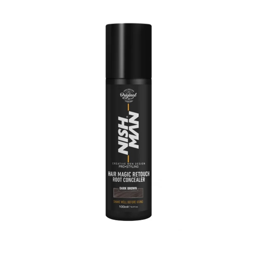 Nishman Haar-Farbkorrektor Root Concealer Dark Brown 100ml