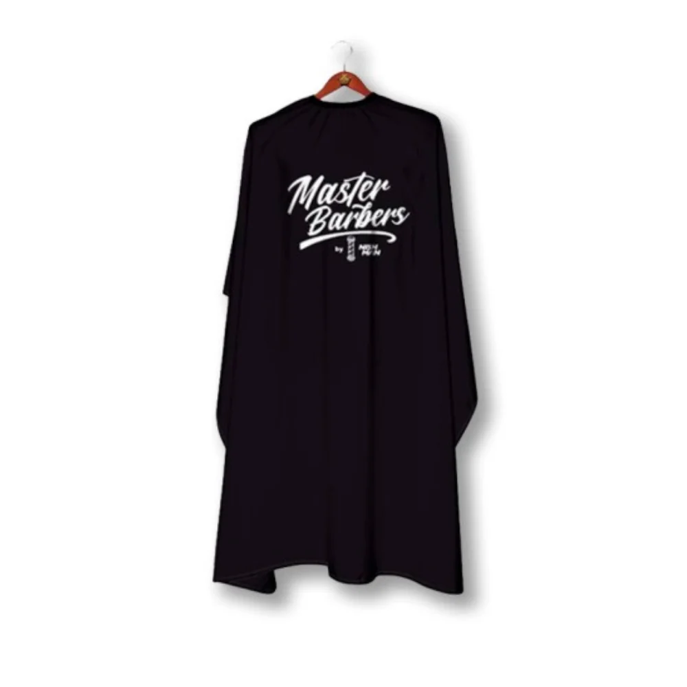 Nishman Umhang Barber Cape Master Barbers Black