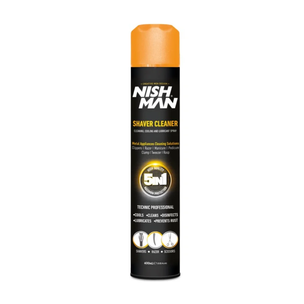 Nishman Reinigungsspray für Rasierer 5in1 400ml