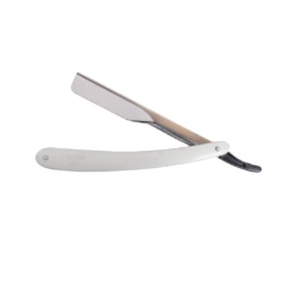Nishman Rasiermesser mit Wechselklingen Straight Shaving Razor White