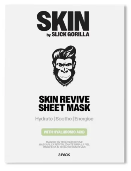 Slick Gorilla Gesichtsmasken Skin-Revive Sheet Masks 3 Stk.